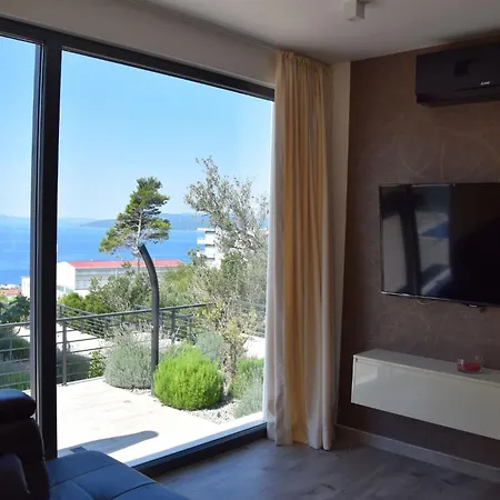 Βίλα Modern Selina Nera With Heated Pool & Sea View In